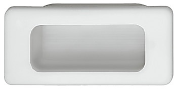 Inset handle, Plastic - 158.44.735