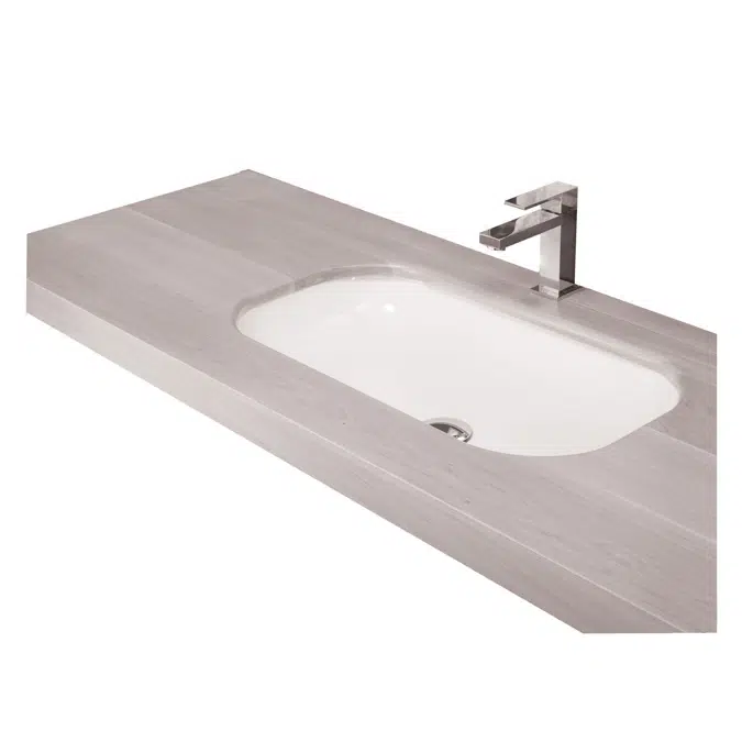 Uno Under Counter Basin 665 x 395mm White 9500818
