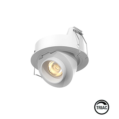 ALIA White recessed lamp 8W 50º 3000K DALI