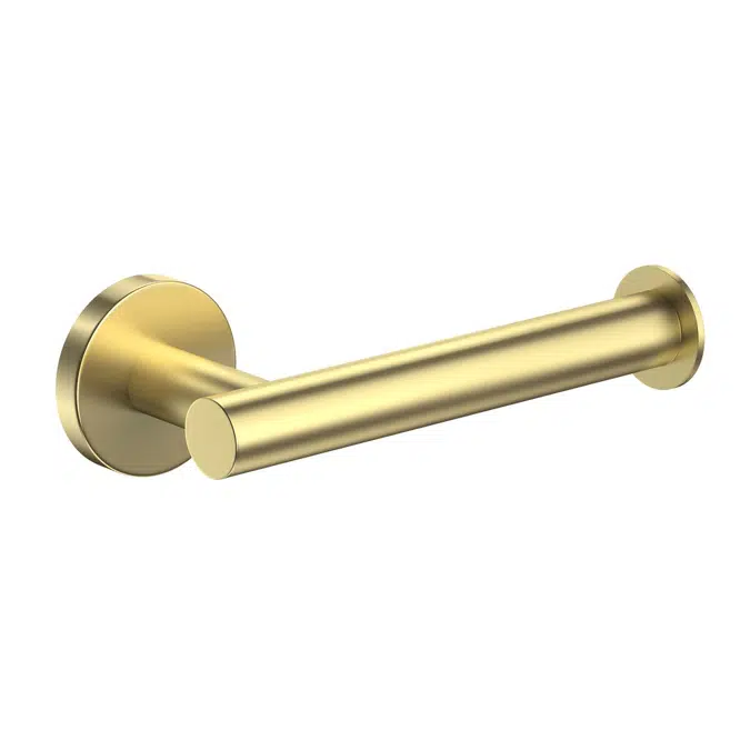 Ona Brushed Brass Toilet Roll Holder 15061