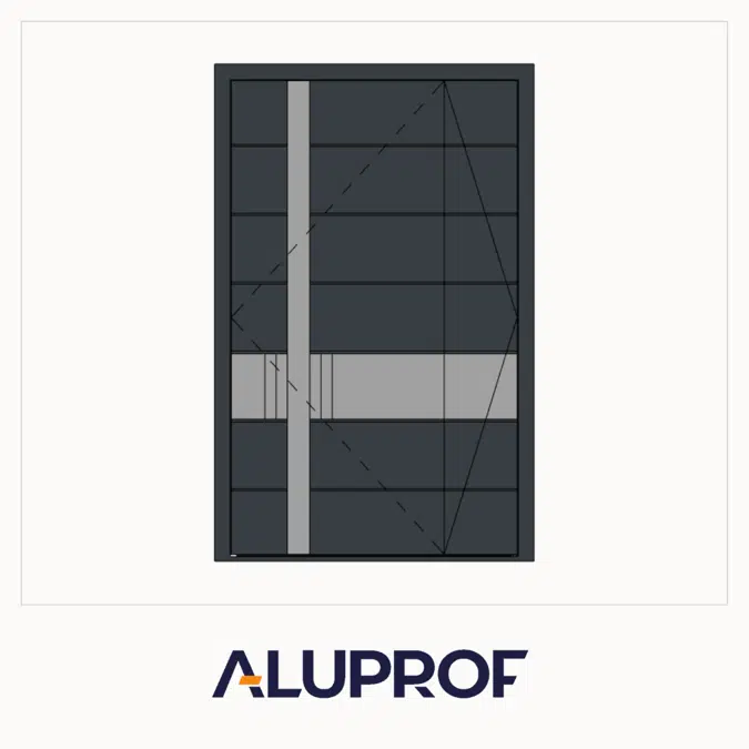 MB-86N PIVOT PD17 Single Inward Opening Panel Door