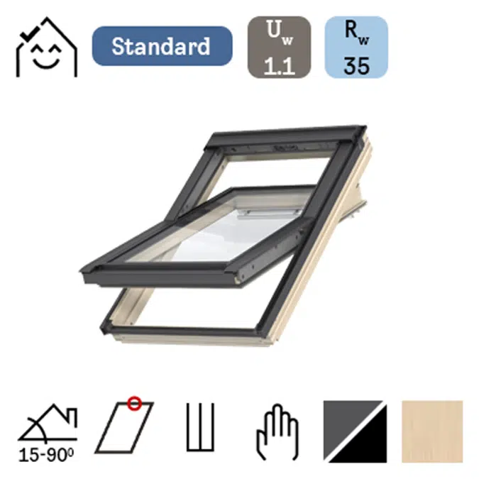 GLL 61 Standart Çatı Penceresi