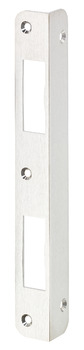 Angled striking plate, for rebated doors, 205 mm - 911.39.029