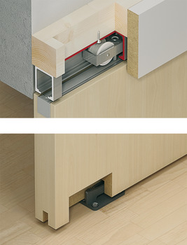 Sliding door fitting set for interior doors - 940.80.125