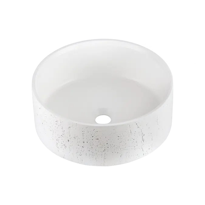 Atelis Yuvarlak Beton Lavabo