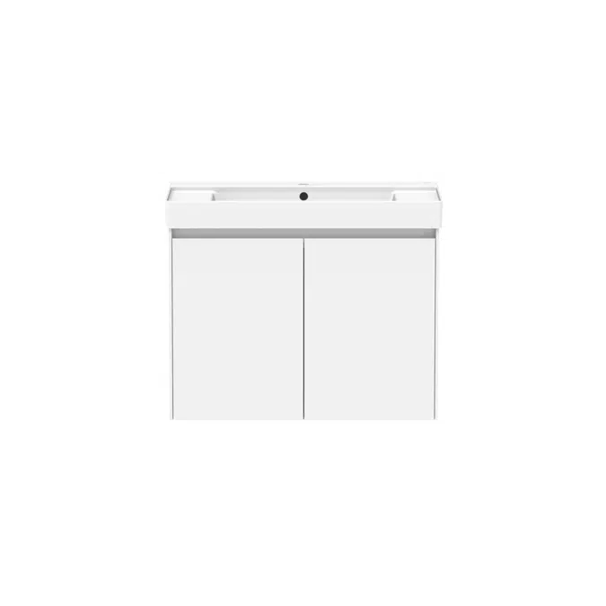 Ona Matte White All Door Centre Bowl Vanity 800mm 21214