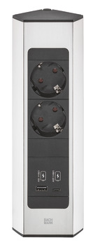Socket Element, For Corner Mounting - 820.08.391