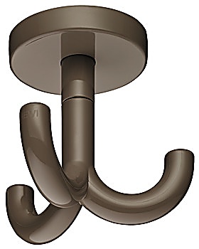 Ceiling hook, with 3 hooks, ceiling installation, polyamide - 842.65.284
