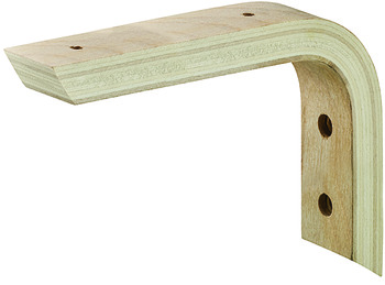 Bracket, Load Bearing Capacity 60 Kg Per Pair, Rigid, Wood - 287.31.101