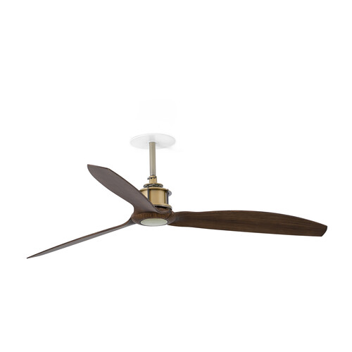 JUST FAN RECESSED M Old gold/walnut fan Wall Control white