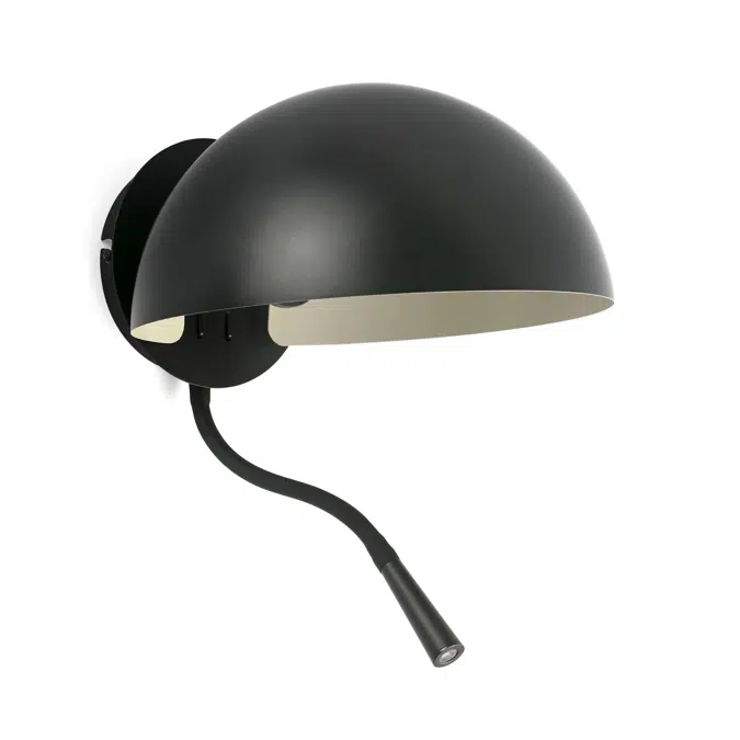 20032-123 - DOMINICA Black Reader Lamp