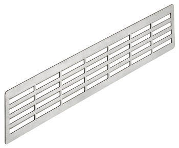 ventilation trims, Stainless steel, straight-edged, rounded corners - 575.40.044
