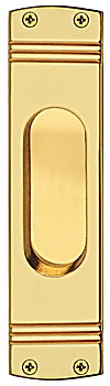 Flush pull handles for sliding doors, Bisschop, model 682 - 901.01.411