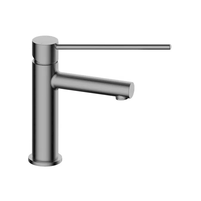 Mizu Drift Fırçalanmış Gunmetal Düz Lavabo Musluğu 2267429