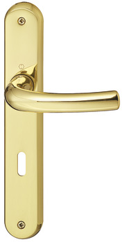 Door handle set, brass, Hoppe, Tokyo M1710RH/265 - 900.81.018