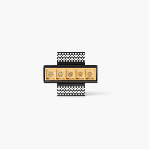 TROOP recessed gold 5x2W 48° trimless 2700K CRI90