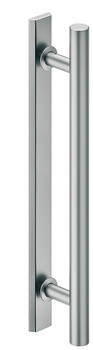 Flush pull handle for sliding doors, Aluminium, one-sided, round - 905.01.111