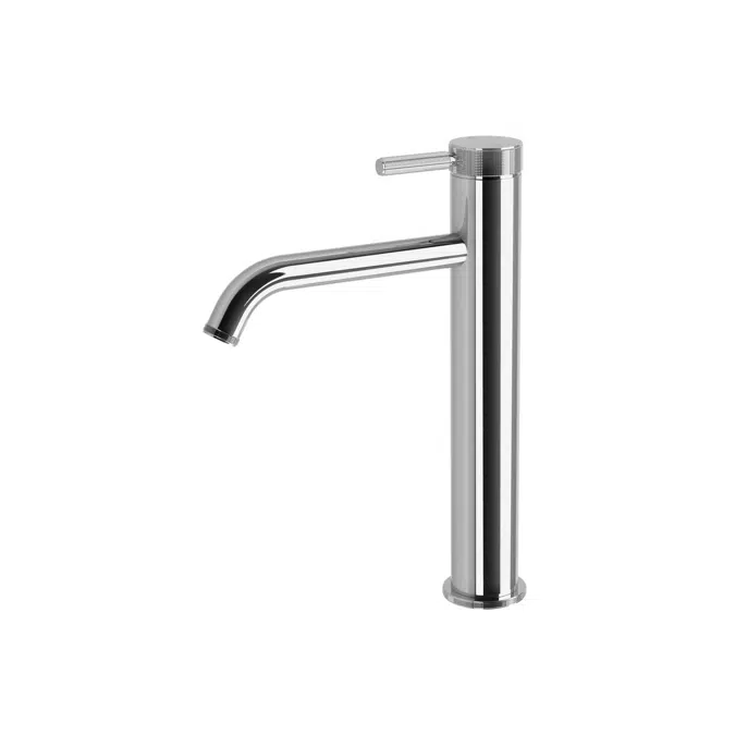 Milli Etch Chrome Extended Height Basin Mixer Tap 21364