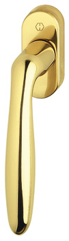 Window handle, Hoppe Verona M051/U30 brass - 970.31.781