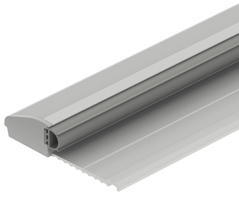 Threshold, Aluminium, silver coloured anodized, with stop - 950.45.095
