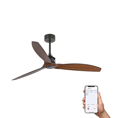 JUST fan M siyah/ceviz fan TUYA