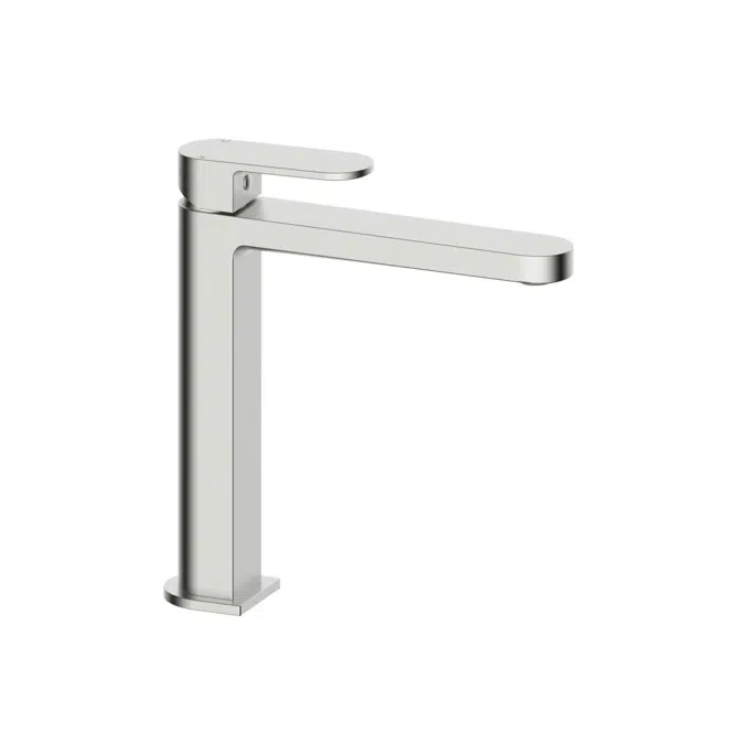 Mizu Soothe MK2 Brushed Nickel Medium Height Basin Mixer 2265209