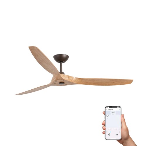 MOREA L Light brown fan TUYA