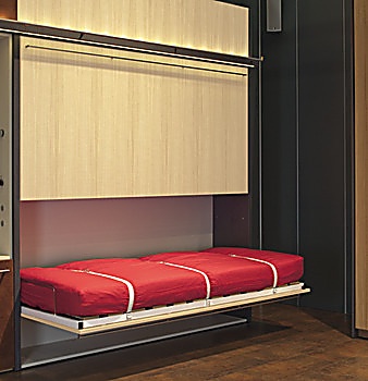 Built-in foldaway bed fitting, Duoletto, side mounted, with slatted frame - 271.89.000