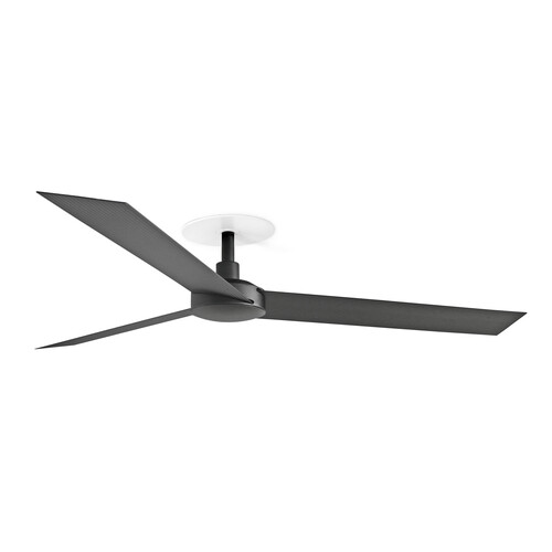 CRUISER RECESSED L Ceiling fan black 0-10V/1-10V