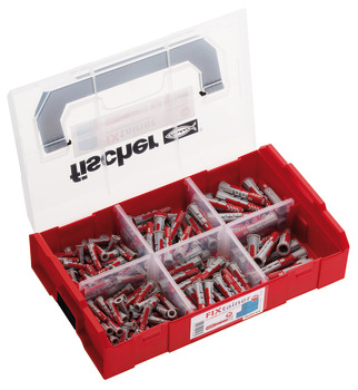 Wall plug box, fischer FIXtainer Duopower Wall plug - 051.48.011