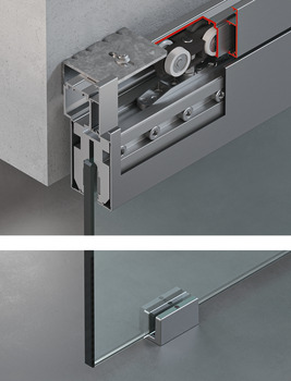 Sliding Door FittingSlido D-Line11 160L, set - 941.62.038
