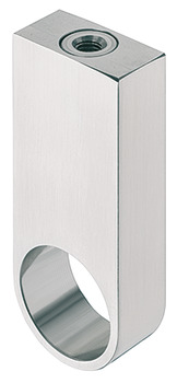 Rail centre support, for round wardrobe rail Ø 25 mm - 802.11.001