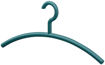 Coat hangers, polyamide, rigid hook, round shackle - 804.56.155