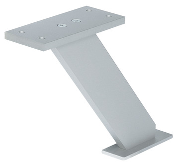 Breakfast bar support, Aluminium, inclined, Z shape - 505.14.936