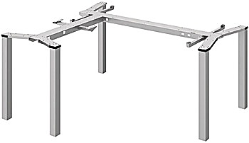 Table baseOfficys TF241 complete set, corner solution 90° - 633.54.040