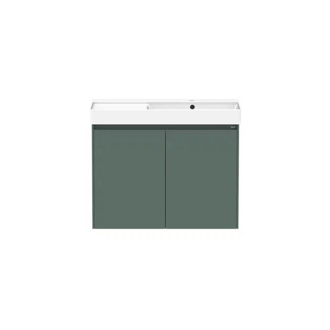 Ona Matte Green All Door Right Hand Bowl Vanity 800mm 22449