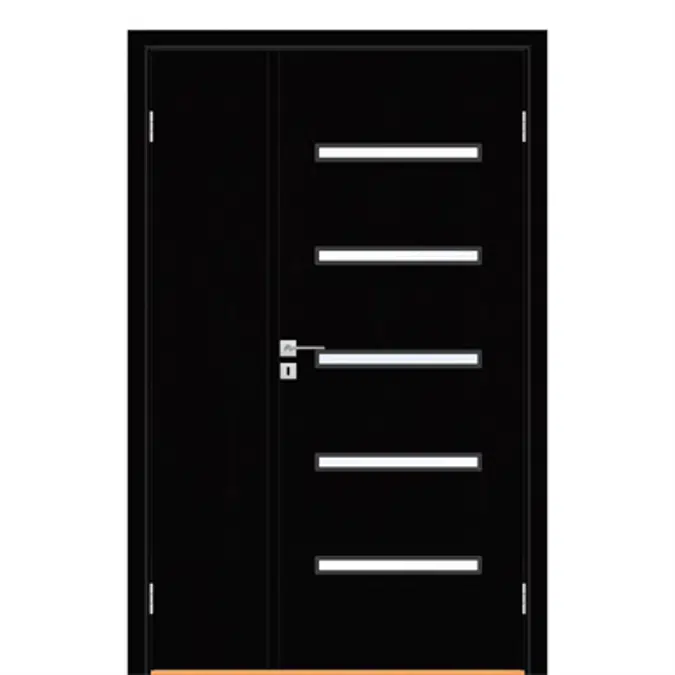 Superior Plan 7523 Double Unequal Interior Door