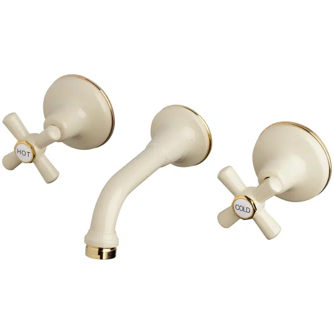 Posh Bristol Ivory / Gold Bath Set 2205234