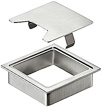 Cable outlet, square, 2-piece - 631.04.062