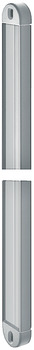 Wall rail, for shoe rack, continuously adjustable - 892.12.990