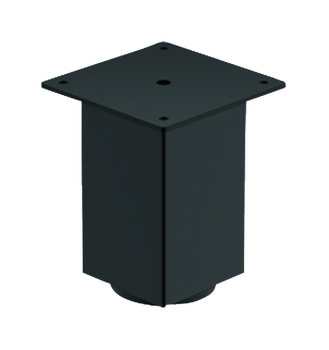 Furniture foot, with plate, without height adjustment - 634.74.257