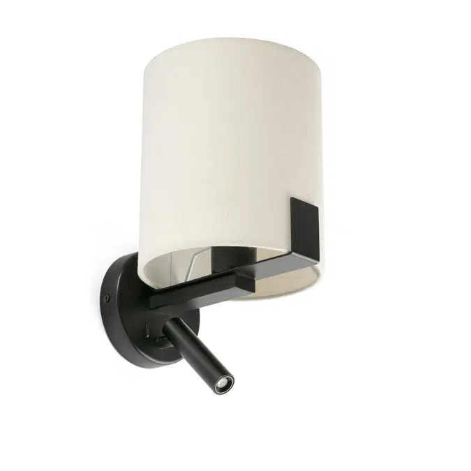 20053 - NILA Black and Off White Reader Lamp