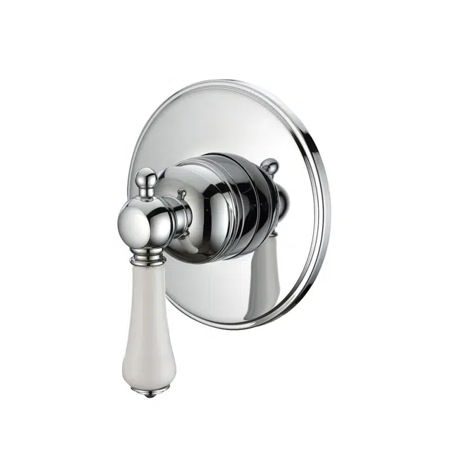 Kado Era Chrome Porcelain Handle Shower Mixer 9507549