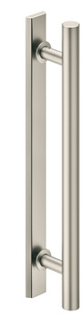 Flush pull handle for sliding doors, Aluminium, one-sided, round - 905.01.110