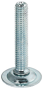 Adjusting screw, M10 thread, rotates, length 60–120 mm - 637.03.009