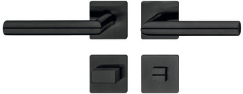 Door handle set, stainless steel, Startec, PDH3102, rose - 903.83.048