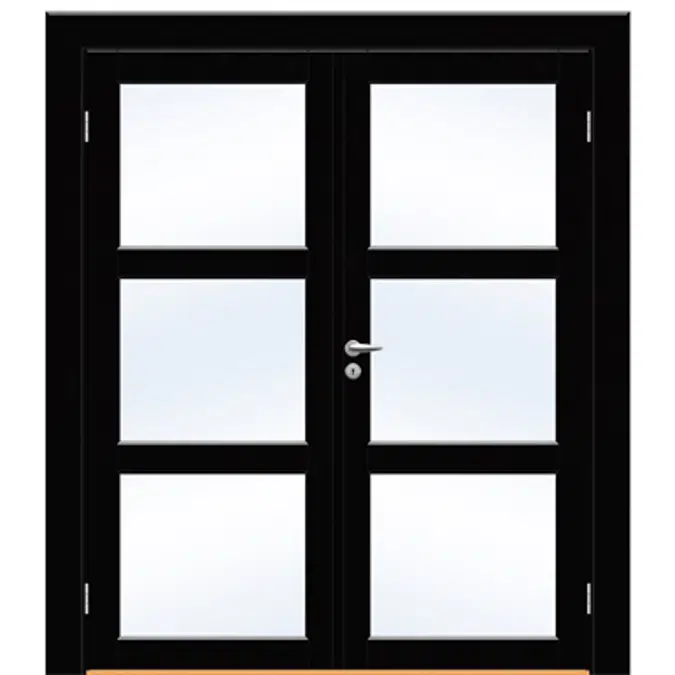 Superior Tid 7411 Double Equal Interior Door