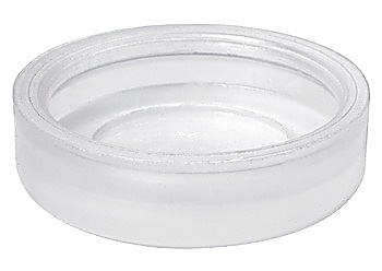 Plastic Glide With Stop Effect, C, Round - 650.22.070