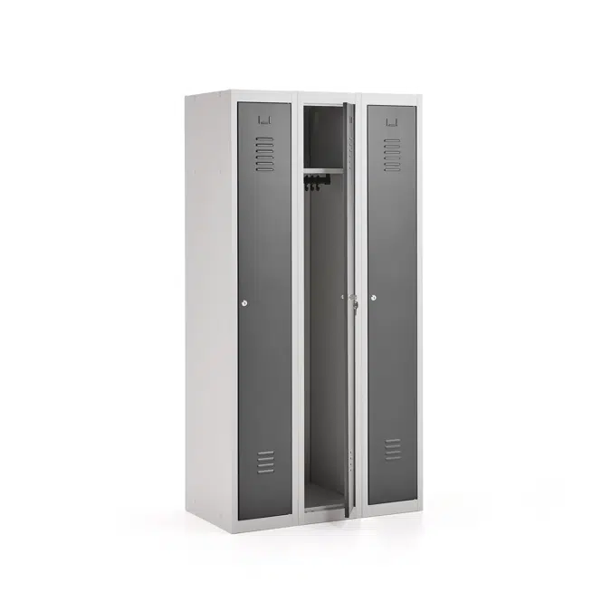 Click Triple Side-by-Side Modular Metal Locker