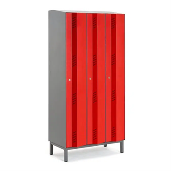 Create Energy Modern 3 Door Color-Series Steel Locker